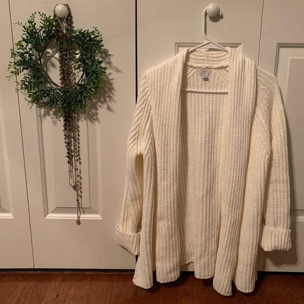 White Cardigan